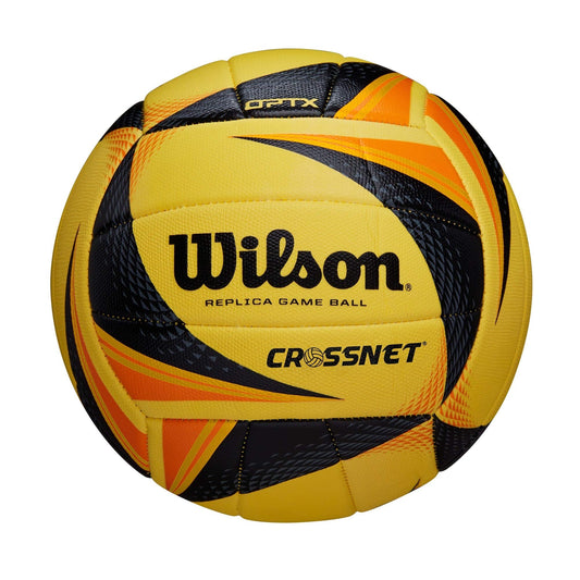 CROSSNET Wilson X OPTX Replica Beach Volleyball Outdoor Training Game Play Ball with Virtual Spin Technology, and Optic Flow Graphics