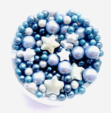 Jeweled Star Nights Sprinkle Mix 2 oz | Hanukkah Sprinkles