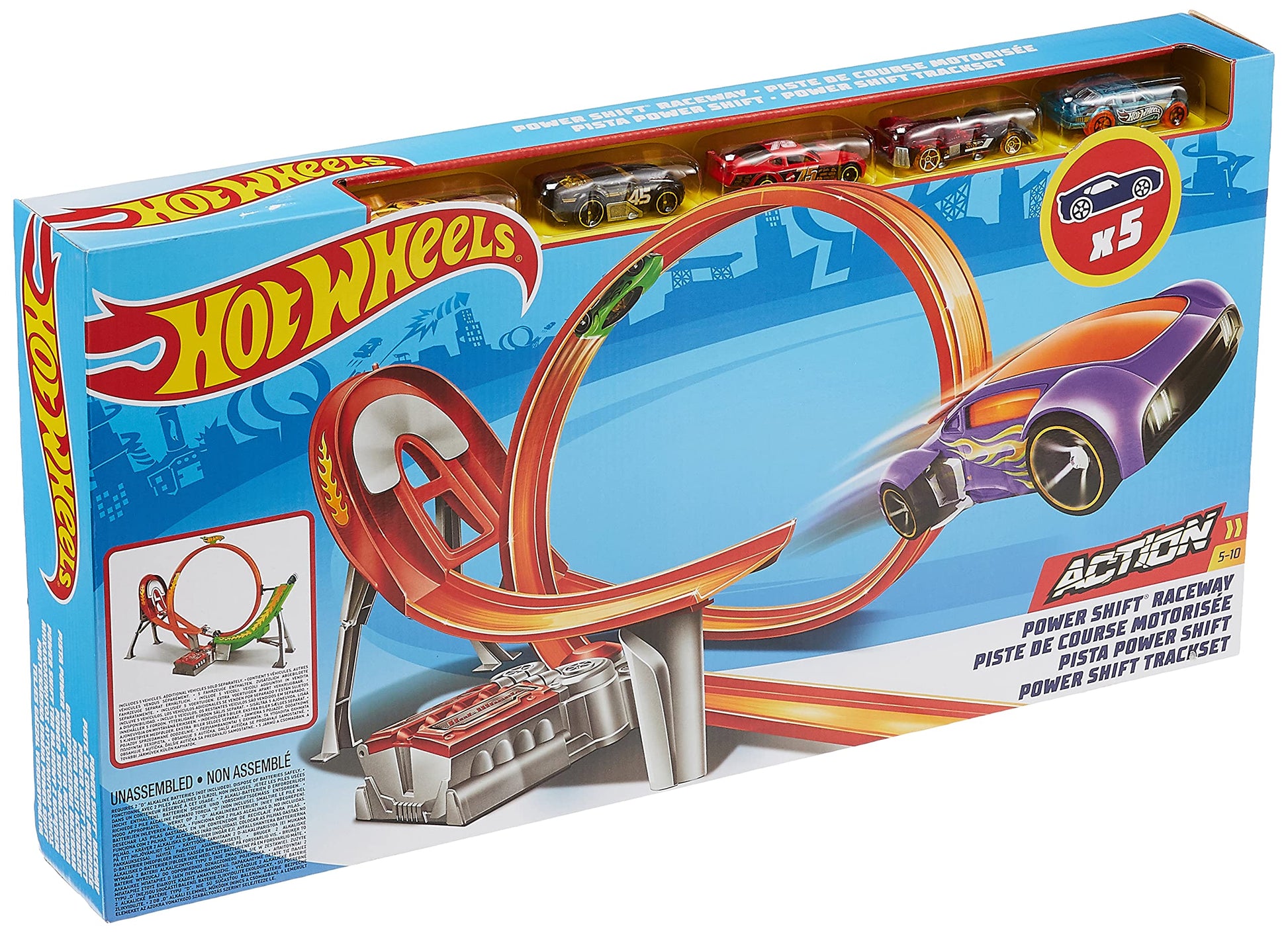 Hot Wheels Power Shift Raceway Track Set