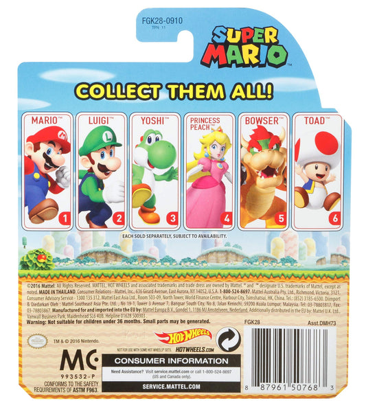 Hot Wheels Jurrasic World Mario Brothers, Mario Vehicle