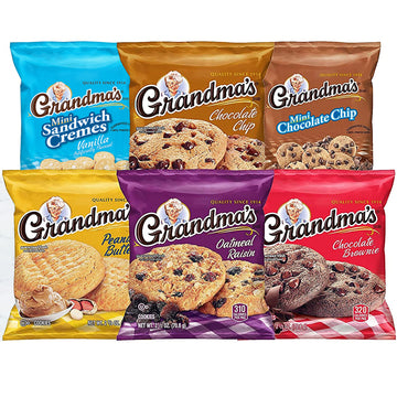 Grandma's Cookies, Variety Pack, (Pack of 30)