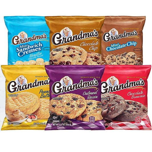 Grandma's Cookies, Variety Pack, (Pack of 30)