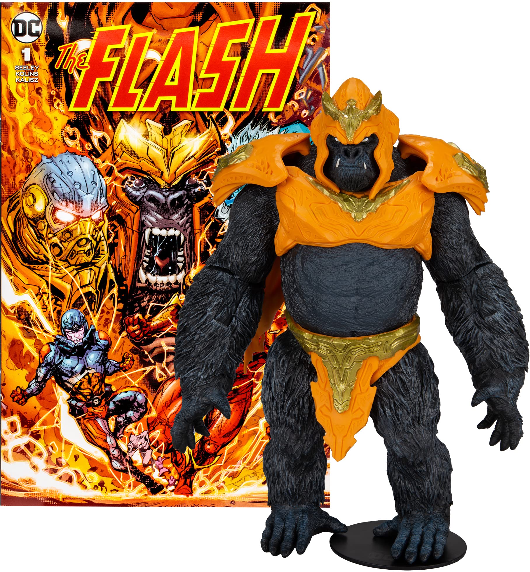 DC Direct - Page Punchers Mega Figure with Comic - The Flash - Gorilla Grodd